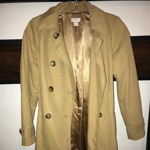 J Crew Trench Coat Camel
